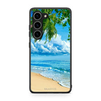 Thumbnail for Θήκη Samsung Galaxy S23 Beautiful Beach από τη Smartfits με σχέδιο στο πίσω μέρος και μαύρο περίβλημα | Samsung Galaxy S23 Beautiful Beach Case with Colorful Back and Black Bezels
