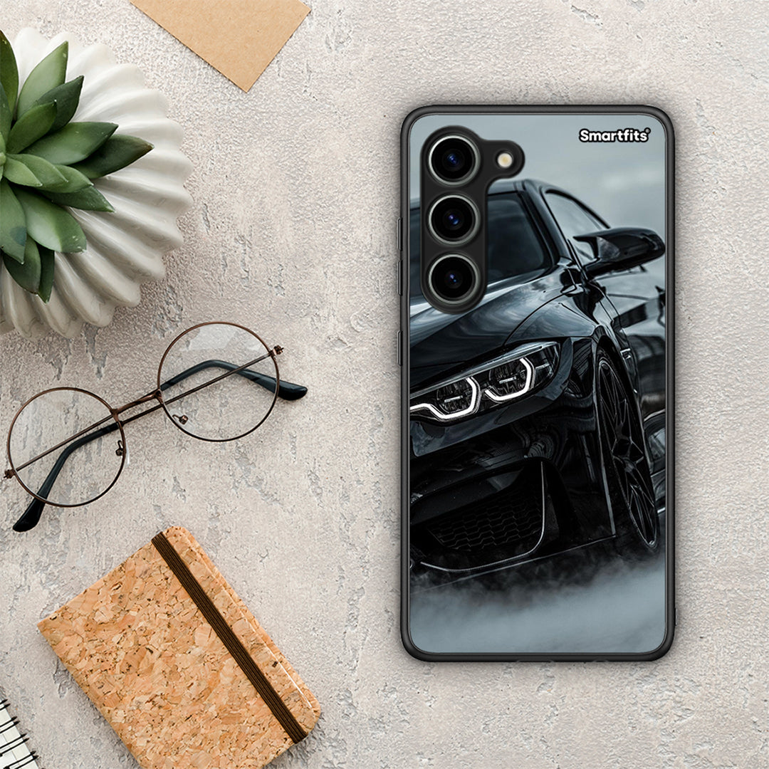 Θήκη Samsung Galaxy S23 Black BMW από τη Smartfits με σχέδιο στο πίσω μέρος και μαύρο περίβλημα | Samsung Galaxy S23 Black BMW Case with Colorful Back and Black Bezels