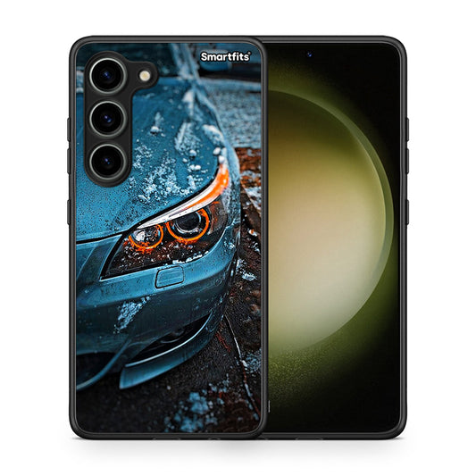Θήκη Samsung Galaxy S23 Bmw E60 από τη Smartfits με σχέδιο στο πίσω μέρος και μαύρο περίβλημα | Samsung Galaxy S23 Bmw E60 Case with Colorful Back and Black Bezels