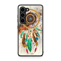 Thumbnail for Θήκη Samsung Galaxy S23 Boho DreamCatcher από τη Smartfits με σχέδιο στο πίσω μέρος και μαύρο περίβλημα | Samsung Galaxy S23 Boho DreamCatcher Case with Colorful Back and Black Bezels