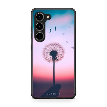 Θήκη Samsung Galaxy S23 Boho Wish από τη Smartfits με σχέδιο στο πίσω μέρος και μαύρο περίβλημα | Samsung Galaxy S23 Boho Wish Case with Colorful Back and Black Bezels