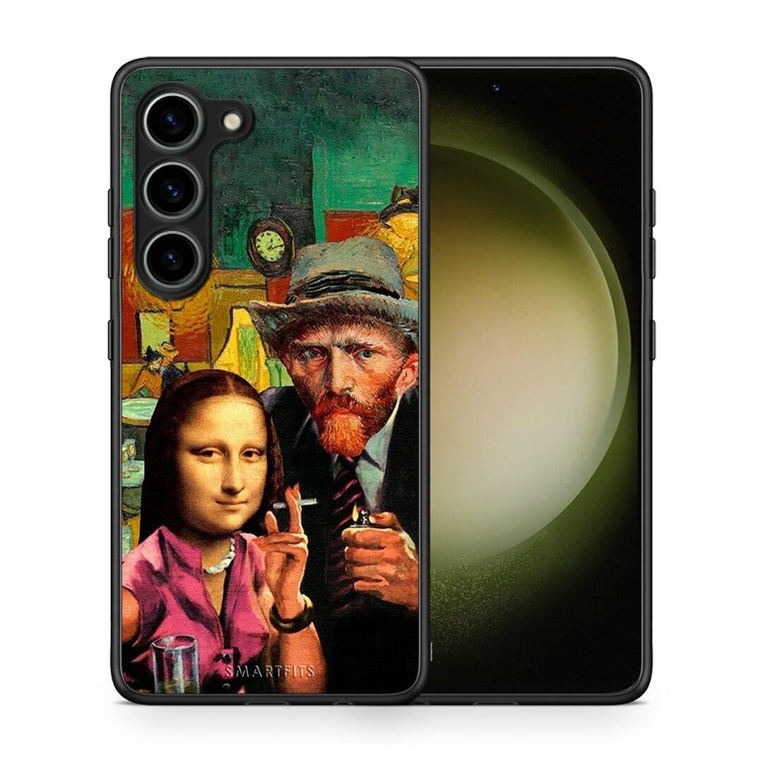 Θήκη Samsung Galaxy S23 Funny Art από τη Smartfits με σχέδιο στο πίσω μέρος και μαύρο περίβλημα | Samsung Galaxy S23 Funny Art Case with Colorful Back and Black Bezels