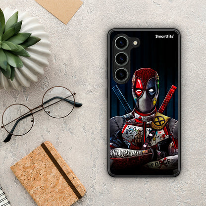 Θήκη Samsung Galaxy S23 Funny Guy από τη Smartfits με σχέδιο στο πίσω μέρος και μαύρο περίβλημα | Samsung Galaxy S23 Funny Guy Case with Colorful Back and Black Bezels