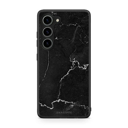 Θήκη Samsung Galaxy S23 Marble Black από τη Smartfits με σχέδιο στο πίσω μέρος και μαύρο περίβλημα | Samsung Galaxy S23 Marble Black Case with Colorful Back and Black Bezels