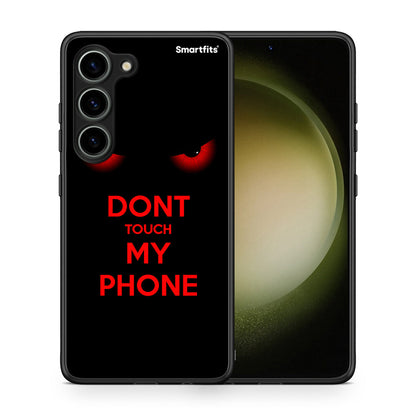Θήκη Samsung Galaxy S23 Touch My Phone από τη Smartfits με σχέδιο στο πίσω μέρος και μαύρο περίβλημα | Samsung Galaxy S23 Touch My Phone Case with Colorful Back and Black Bezels