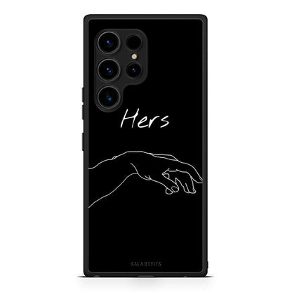 Θήκη Samsung Galaxy S23 Ultra Aesthetic Love 1 από τη Smartfits με σχέδιο στο πίσω μέρος και μαύρο περίβλημα | Samsung Galaxy S23 Ultra Aesthetic Love 1 Case with Colorful Back and Black Bezels