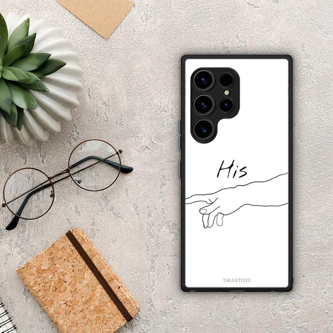 Θήκη Samsung Galaxy S23 Ultra Aesthetic Love 2 από τη Smartfits με σχέδιο στο πίσω μέρος και μαύρο περίβλημα | Samsung Galaxy S23 Ultra Aesthetic Love 2 Case with Colorful Back and Black Bezels
