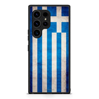 Thumbnail for Θήκη Samsung Galaxy S23 Ultra Flag Greek από τη Smartfits με σχέδιο στο πίσω μέρος και μαύρο περίβλημα | Samsung Galaxy S23 Ultra Flag Greek Case with Colorful Back and Black Bezels