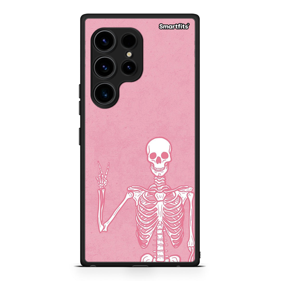 Θήκη Samsung Galaxy S23 Ultra Halloween Motivation από τη Smartfits με σχέδιο στο πίσω μέρος και μαύρο περίβλημα | Samsung Galaxy S23 Ultra Halloween Motivation Case with Colorful Back and Black Bezels