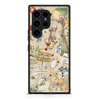 Θήκη Samsung Galaxy S23 Ultra Happy Friends από τη Smartfits με σχέδιο στο πίσω μέρος και μαύρο περίβλημα | Samsung Galaxy S23 Ultra Happy Friends Case with Colorful Back and Black Bezels