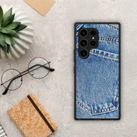 Thumbnail for Θήκη Samsung Galaxy S23 Ultra Jeans Pocket από τη Smartfits με σχέδιο στο πίσω μέρος και μαύρο περίβλημα | Samsung Galaxy S23 Ultra Jeans Pocket Case with Colorful Back and Black Bezels