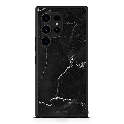 Θήκη Samsung Galaxy S23 Ultra Marble Black από τη Smartfits με σχέδιο στο πίσω μέρος και μαύρο περίβλημα | Samsung Galaxy S23 Ultra Marble Black Case with Colorful Back and Black Bezels