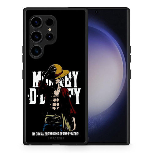 Θήκη Samsung Galaxy S23 Ultra Pirate King από τη Smartfits με σχέδιο στο πίσω μέρος και μαύρο περίβλημα | Samsung Galaxy S23 Ultra Pirate King Case with Colorful Back and Black Bezels