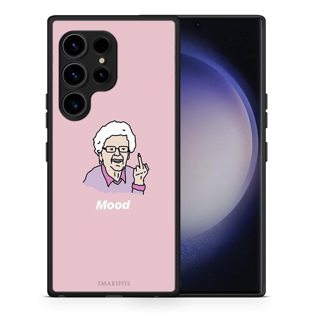 Θήκη Samsung Galaxy S23 Ultra PopArt Mood από τη Smartfits με σχέδιο στο πίσω μέρος και μαύρο περίβλημα | Samsung Galaxy S23 Ultra PopArt Mood Case with Colorful Back and Black Bezels