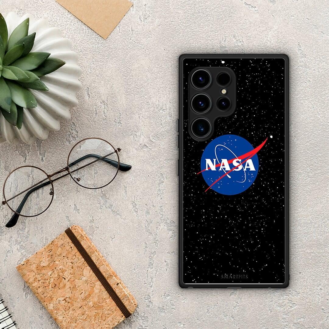 Θήκη Samsung Galaxy S23 Ultra PopArt NASA από τη Smartfits με σχέδιο στο πίσω μέρος και μαύρο περίβλημα | Samsung Galaxy S23 Ultra PopArt NASA Case with Colorful Back and Black Bezels