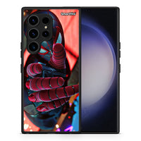 Thumbnail for Θήκη Samsung Galaxy S23 Ultra Spider Hand από τη Smartfits με σχέδιο στο πίσω μέρος και μαύρο περίβλημα | Samsung Galaxy S23 Ultra Spider Hand Case with Colorful Back and Black Bezels