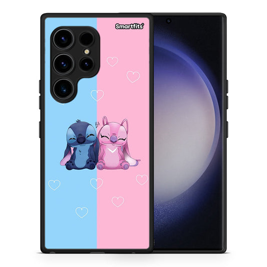 Θήκη Samsung Galaxy S23 Ultra Stitch And Angel από τη Smartfits με σχέδιο στο πίσω μέρος και μαύρο περίβλημα | Samsung Galaxy S23 Ultra Stitch And Angel Case with Colorful Back and Black Bezels