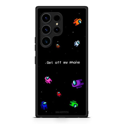 Θήκη Samsung Galaxy S23 Ultra Text AFK από τη Smartfits με σχέδιο στο πίσω μέρος και μαύρο περίβλημα | Samsung Galaxy S23 Ultra Text AFK Case with Colorful Back and Black Bezels