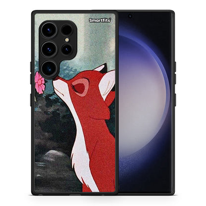 Θήκη Samsung Galaxy S23 Ultra Tod And Vixey Love 2 από τη Smartfits με σχέδιο στο πίσω μέρος και μαύρο περίβλημα | Samsung Galaxy S23 Ultra Tod And Vixey Love 2 Case with Colorful Back and Black Bezels