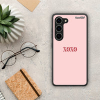 Thumbnail for Θήκη Samsung Galaxy S23 XOXO Love από τη Smartfits με σχέδιο στο πίσω μέρος και μαύρο περίβλημα | Samsung Galaxy S23 XOXO Love Case with Colorful Back and Black Bezels