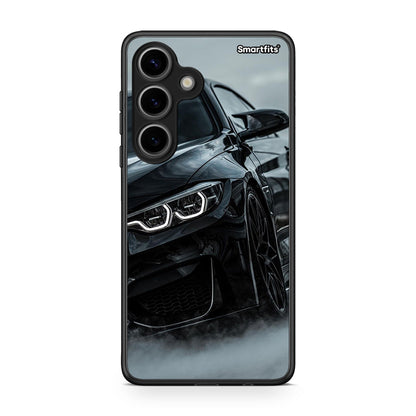 Samsung Galaxy S24 Black BMW θήκη από τη Smartfits με σχέδιο στο πίσω μέρος και μαύρο περίβλημα | Smartphone case with colorful back and black bezels by Smartfits