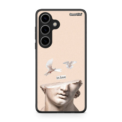 Samsung Galaxy S24 In Love θήκη από τη Smartfits με σχέδιο στο πίσω μέρος και μαύρο περίβλημα | Smartphone case with colorful back and black bezels by Smartfits