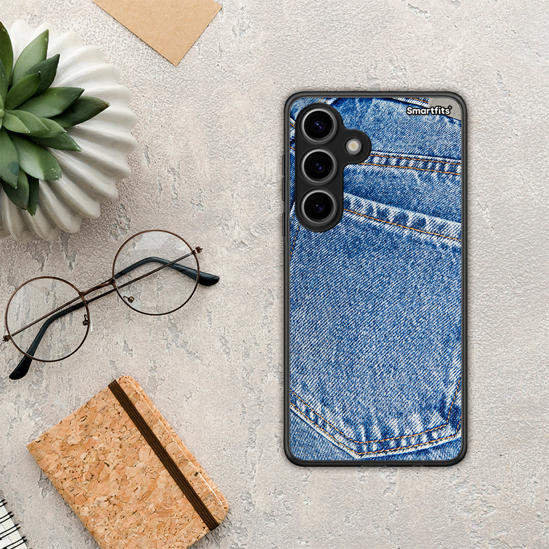 Jeans Pocket - Samsung Galaxy S24 θήκη