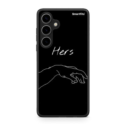 Samsung Galaxy S24 Plus Aeshetic Love 1 Θήκη Αγίου Βαλεντίνου από τη Smartfits με σχέδιο στο πίσω μέρος και μαύρο περίβλημα | Smartphone case with colorful back and black bezels by Smartfits
