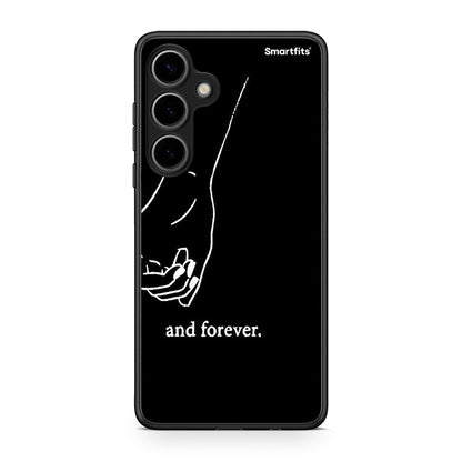 Samsung Galaxy S24 Plus Always & Forever 2 Θήκη Αγίου Βαλεντίνου από τη Smartfits με σχέδιο στο πίσω μέρος και μαύρο περίβλημα | Smartphone case with colorful back and black bezels by Smartfits