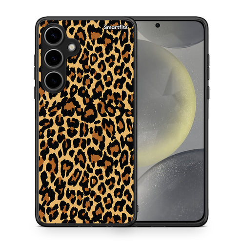 Θήκη Samsung Galaxy S24 Plus Leopard Animal από τη Smartfits με σχέδιο στο πίσω μέρος και μαύρο περίβλημα | Samsung Galaxy S24 Plus Leopard Animal case with colorful back and black bezels