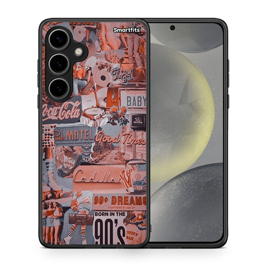 Θήκη Samsung Galaxy S24 Plus Born In 90s από τη Smartfits με σχέδιο στο πίσω μέρος και μαύρο περίβλημα | Samsung Galaxy S24 Plus Born In 90s case with colorful back and black bezels