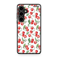 Thumbnail for Samsung Galaxy S24 Plus Cherry Summer θήκη από τη Smartfits με σχέδιο στο πίσω μέρος και μαύρο περίβλημα | Smartphone case with colorful back and black bezels by Smartfits