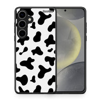 Thumbnail for Θήκη Samsung Galaxy S24 Plus Cow Print από τη Smartfits με σχέδιο στο πίσω μέρος και μαύρο περίβλημα | Samsung Galaxy S24 Plus Cow Print case with colorful back and black bezels