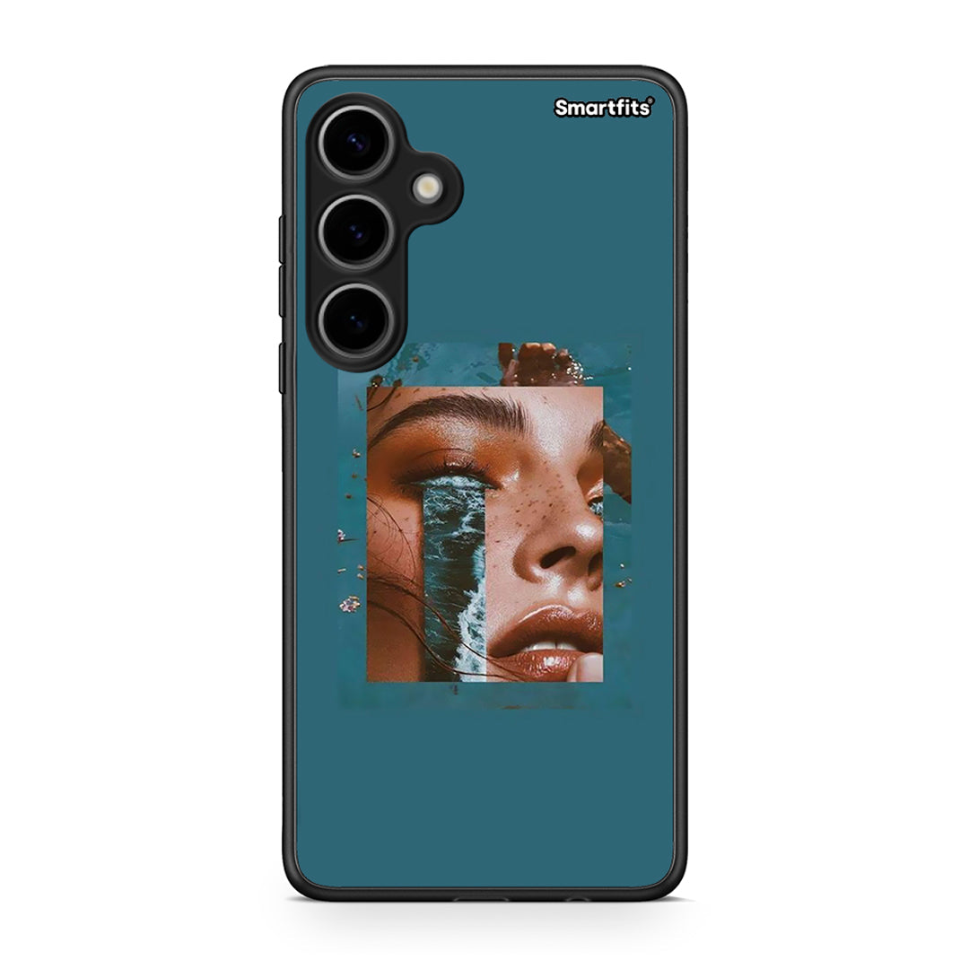 Samsung Galaxy S24 Plus Cry An Ocean θήκη από τη Smartfits με σχέδιο στο πίσω μέρος και μαύρο περίβλημα | Smartphone case with colorful back and black bezels by Smartfits