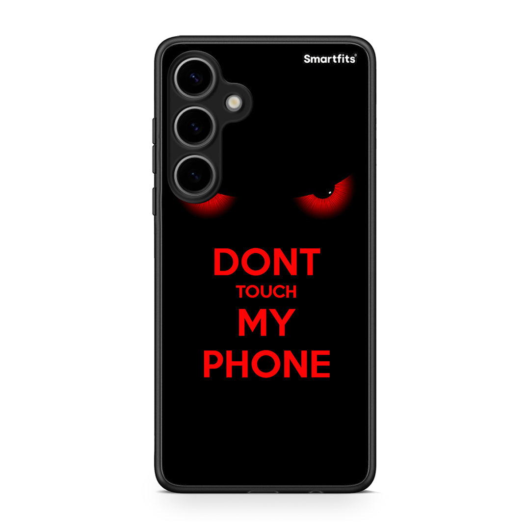 Samsung Galaxy S24 Plus Touch My Phone Θήκη από τη Smartfits με σχέδιο στο πίσω μέρος και μαύρο περίβλημα | Smartphone case with colorful back and black bezels by Smartfits