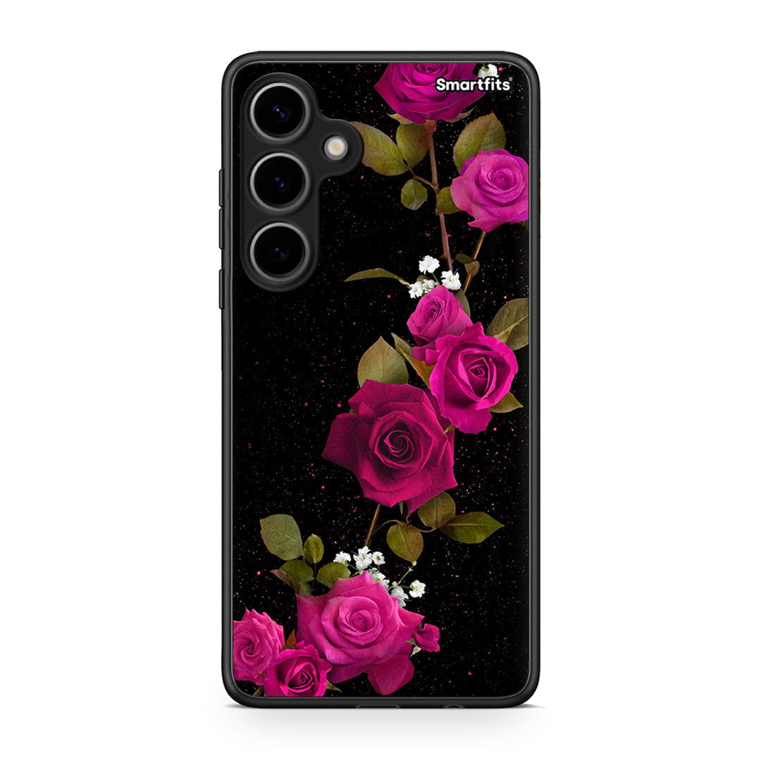 4 - Samsung Galaxy S24 Plus Red Roses Flower case, cover, bumper