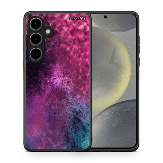 Θήκη Samsung Galaxy S24 Plus Aurora Galaxy από τη Smartfits με σχέδιο στο πίσω μέρος και μαύρο περίβλημα | Samsung Galaxy S24 Plus Aurora Galaxy case with colorful back and black bezels