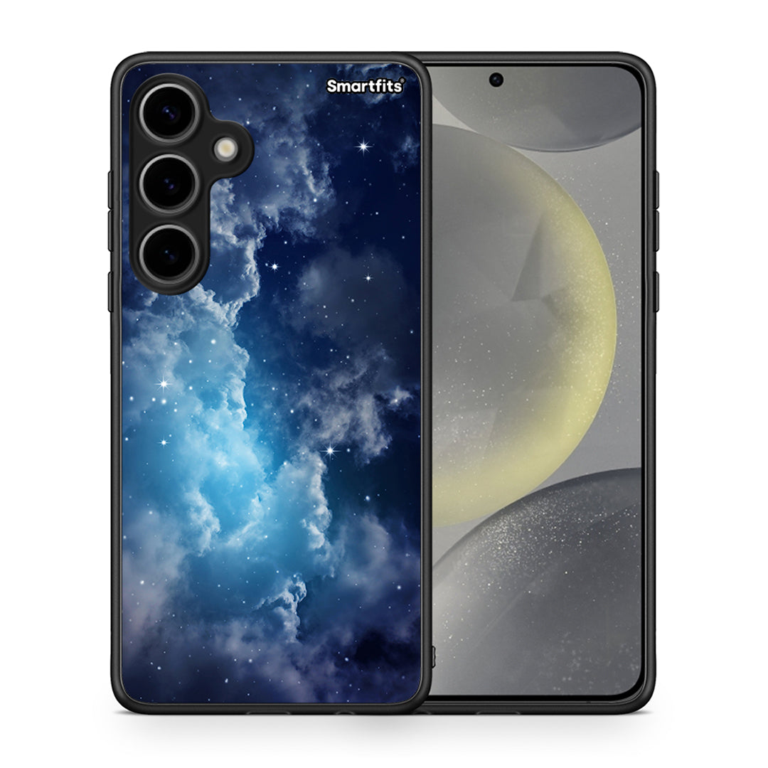 Θήκη Samsung Galaxy S24 Plus Blue Sky Galaxy από τη Smartfits με σχέδιο στο πίσω μέρος και μαύρο περίβλημα | Samsung Galaxy S24 Plus Blue Sky Galaxy case with colorful back and black bezels