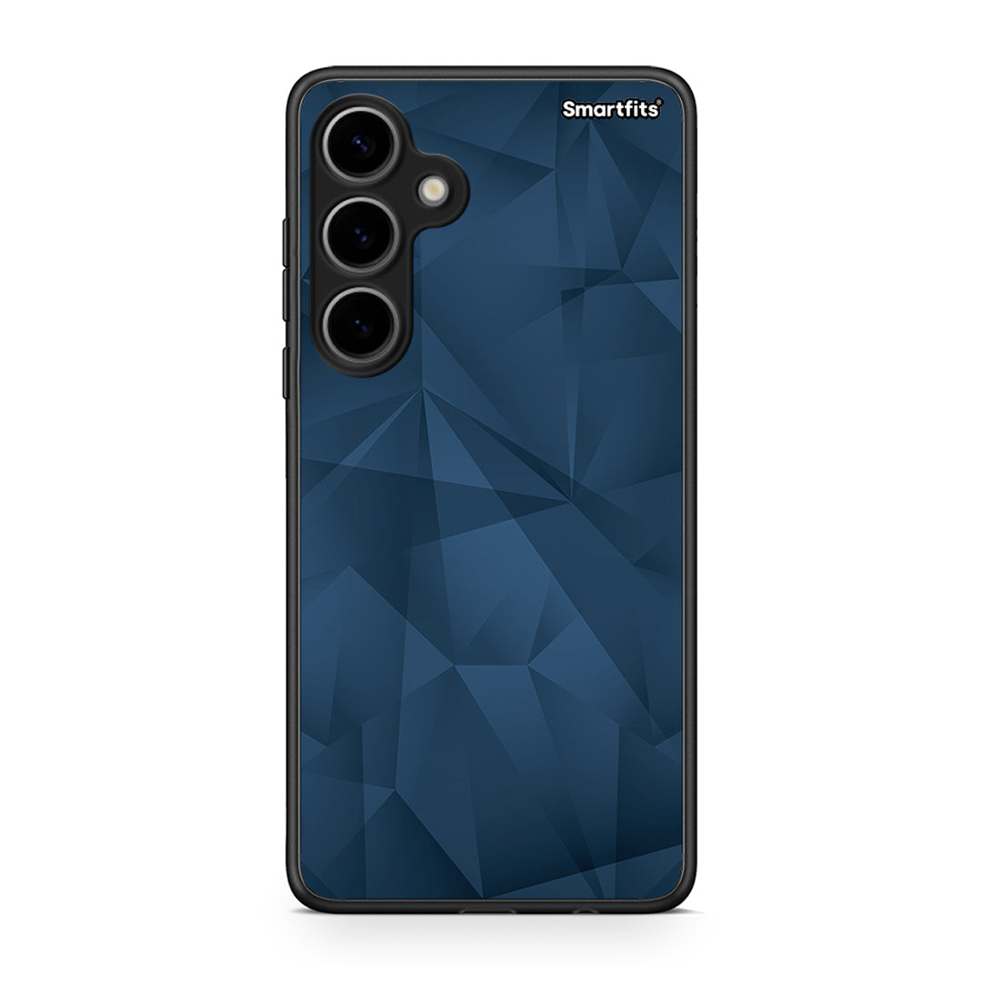 39 - Samsung Galaxy S24 Plus Blue Abstract Geometric case, cover, bumper