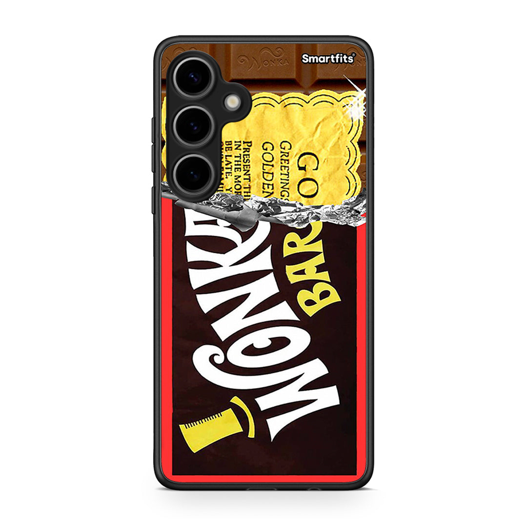 Samsung Galaxy S24 Plus Golden Ticket θήκη από τη Smartfits με σχέδιο στο πίσω μέρος και μαύρο περίβλημα | Smartphone case with colorful back and black bezels by Smartfits