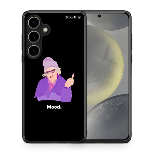 Θήκη Samsung Galaxy S24 Plus Grandma Mood Black από τη Smartfits με σχέδιο στο πίσω μέρος και μαύρο περίβλημα | Samsung Galaxy S24 Plus Grandma Mood Black case with colorful back and black bezels