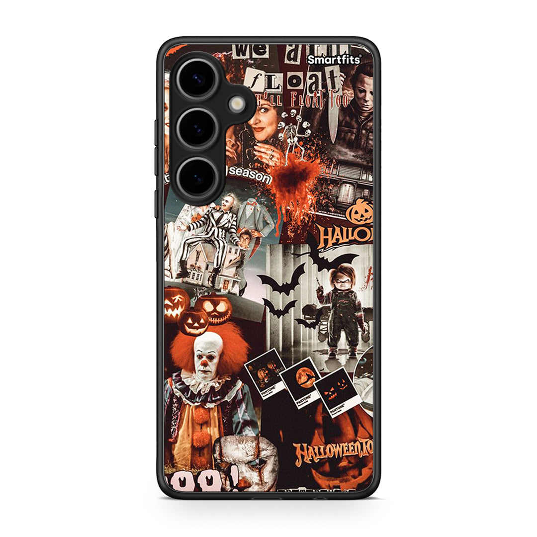 Samsung Galaxy S24 Plus Halloween Spooky Season Θήκη από τη Smartfits με σχέδιο στο πίσω μέρος και μαύρο περίβλημα | Smartphone case with colorful back and black bezels by Smartfits