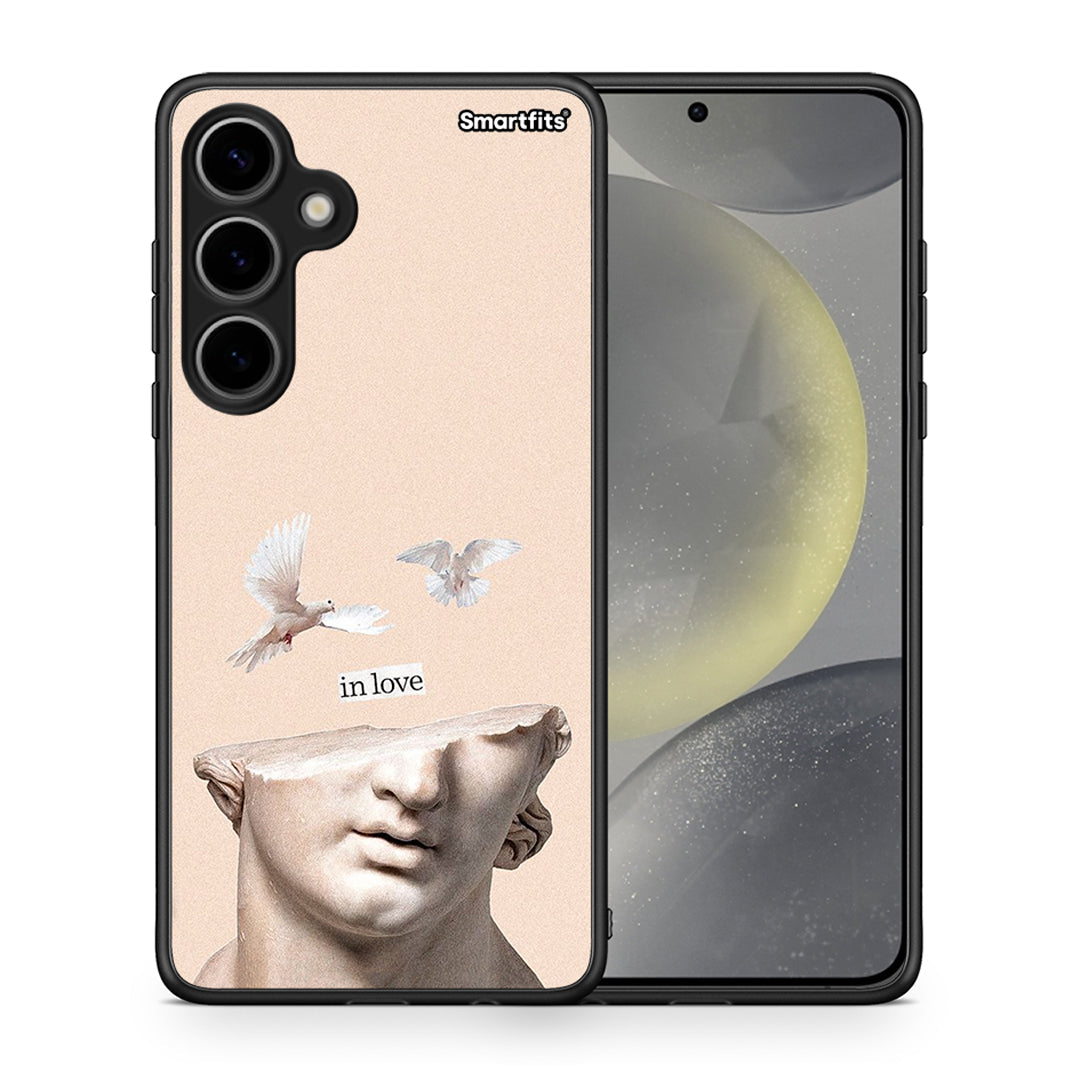 Θήκη Samsung Galaxy S24 Plus In Love από τη Smartfits με σχέδιο στο πίσω μέρος και μαύρο περίβλημα | Samsung Galaxy S24 Plus In Love case with colorful back and black bezels