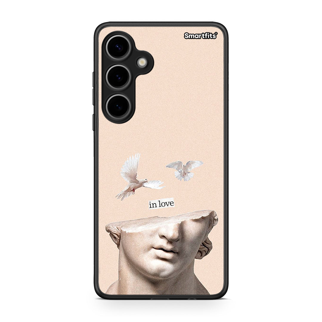 Samsung Galaxy S24 Plus In Love θήκη από τη Smartfits με σχέδιο στο πίσω μέρος και μαύρο περίβλημα | Smartphone case with colorful back and black bezels by Smartfits