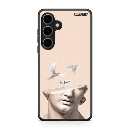 Samsung Galaxy S24 Plus In Love θήκη από τη Smartfits με σχέδιο στο πίσω μέρος και μαύρο περίβλημα | Smartphone case with colorful back and black bezels by Smartfits