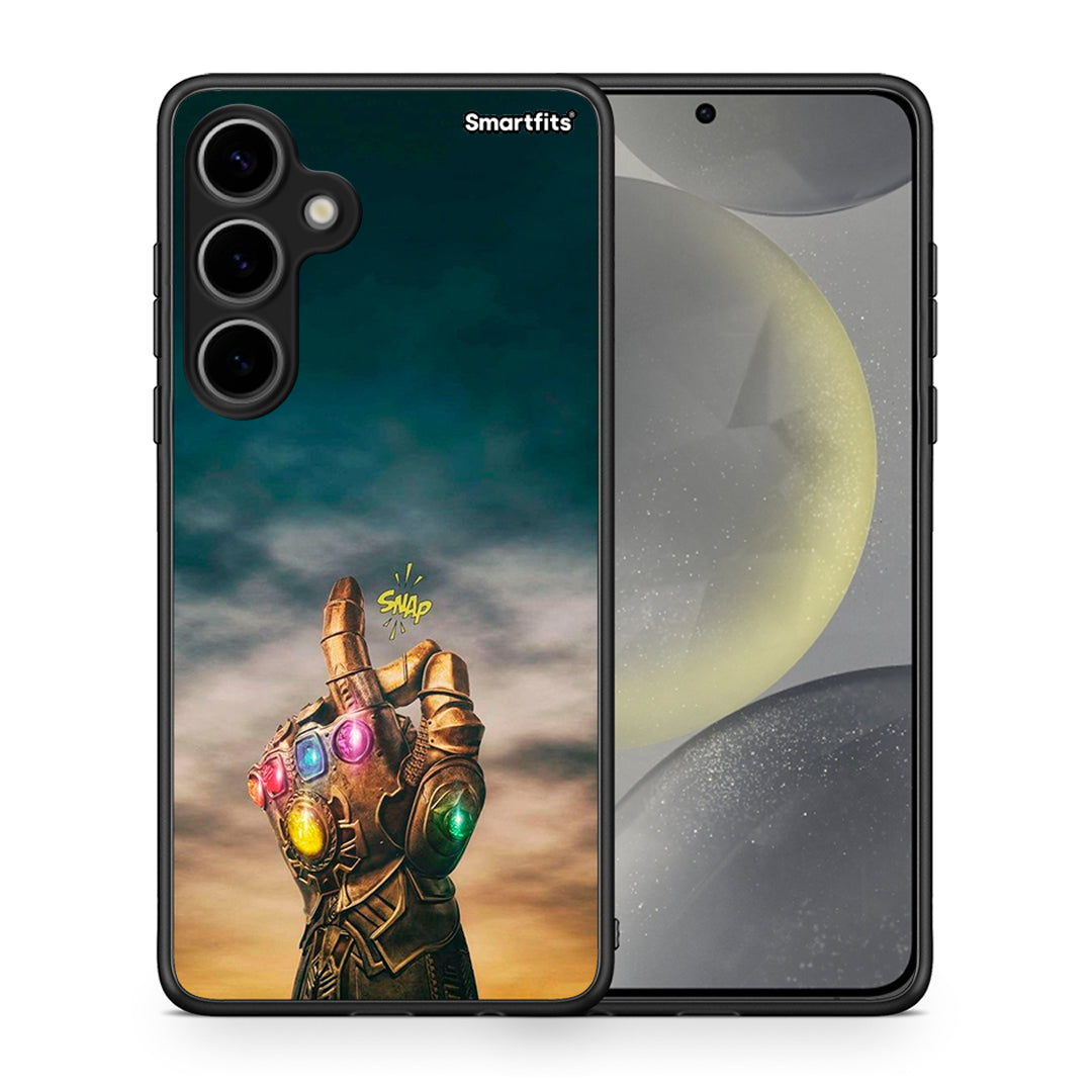 Θήκη Samsung Galaxy S24 Plus Infinity Snap από τη Smartfits με σχέδιο στο πίσω μέρος και μαύρο περίβλημα | Samsung Galaxy S24 Plus Infinity Snap case with colorful back and black bezels