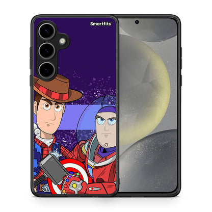 Θήκη Samsung Galaxy S24 Plus Infinity Story από τη Smartfits με σχέδιο στο πίσω μέρος και μαύρο περίβλημα | Samsung Galaxy S24 Plus Infinity Story case with colorful back and black bezels