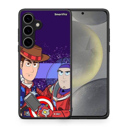 Θήκη Samsung Galaxy S24 Plus Infinity Story από τη Smartfits με σχέδιο στο πίσω μέρος και μαύρο περίβλημα | Samsung Galaxy S24 Plus Infinity Story case with colorful back and black bezels