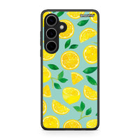Thumbnail for Samsung Galaxy S24 Plus Lemons θήκη από τη Smartfits με σχέδιο στο πίσω μέρος και μαύρο περίβλημα | Smartphone case with colorful back and black bezels by Smartfits