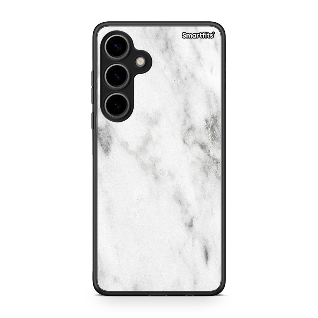 2 - Samsung Galaxy S24 Plus White marble case, cover, bumper